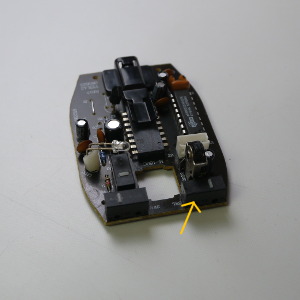 circuit board of a computer mouse