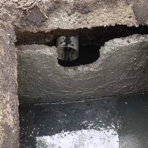 septic tank, effluent filter installation